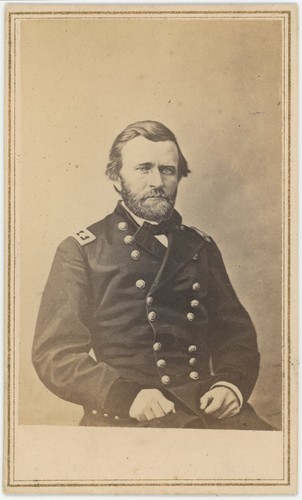 Cdv circa 1865 general - cdv, ulysses